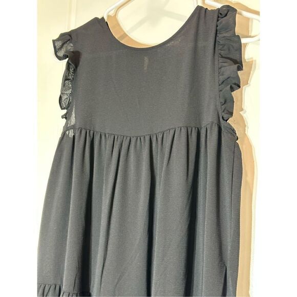 Asos Design tiered dress with ruffle at the sleeve area Size 4 - Picture 4 of 7